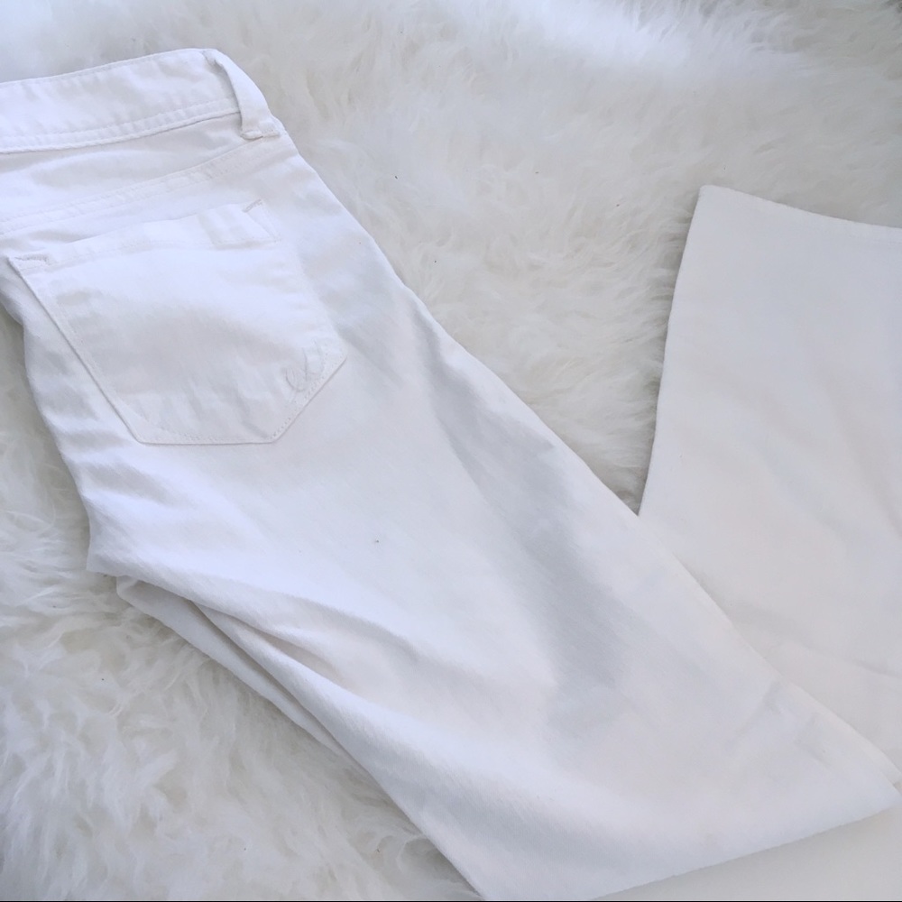 ❌SOLD!❌ Express White Cropped Skinny Jeans - Picture 5 of 8